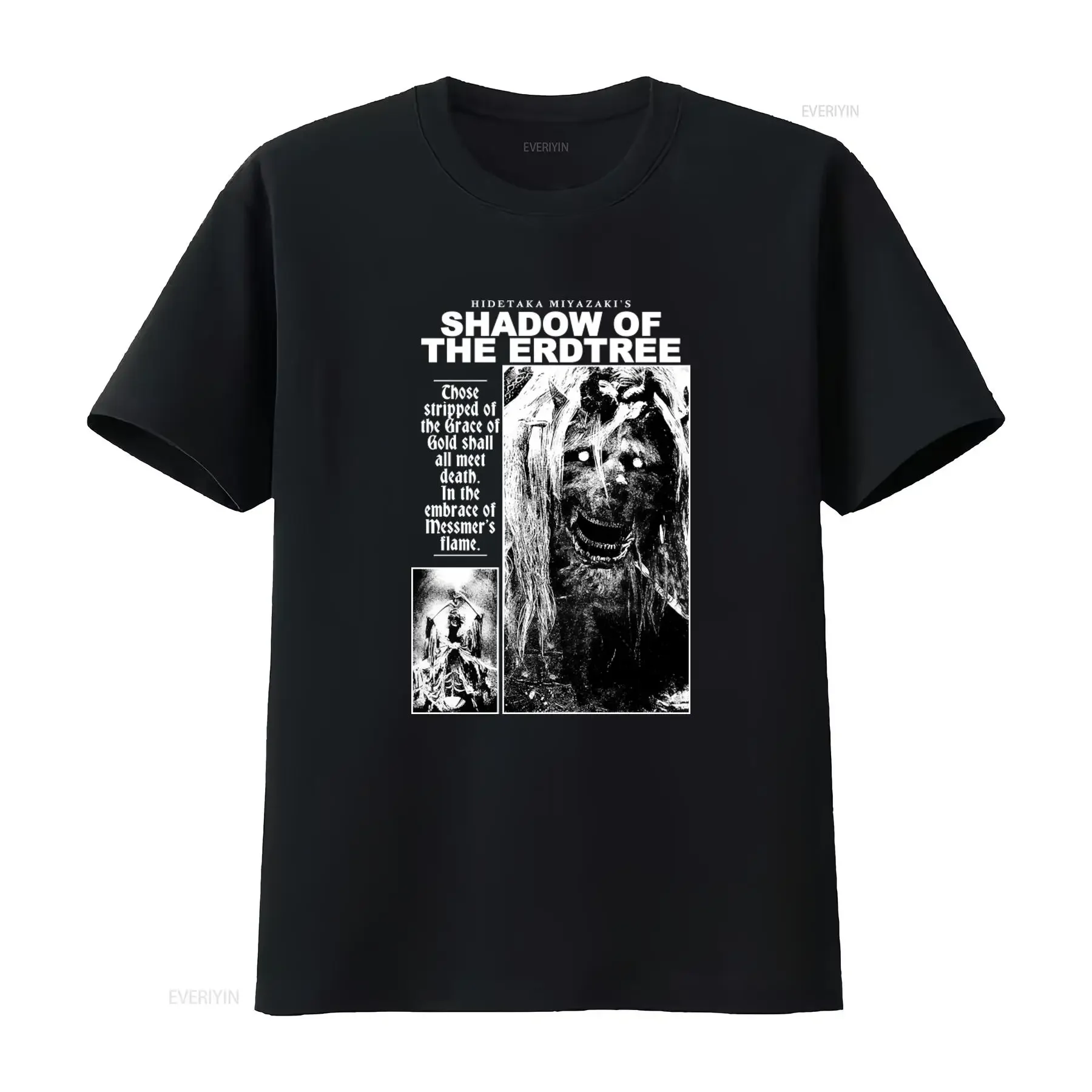 Shadow of the Erdtree Lion Dancer T Shirt Unique Design for Gaming Fans vintage Washed Slightly Top For Everyday Wear graphic