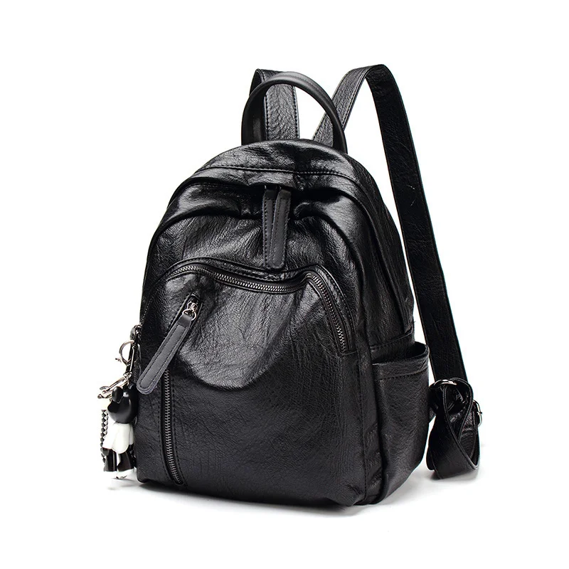 Female backpack mochila feminina casual Multifunction Women Leather Backpack Shoulder Bag Sac A Dos Travel Back New C1159