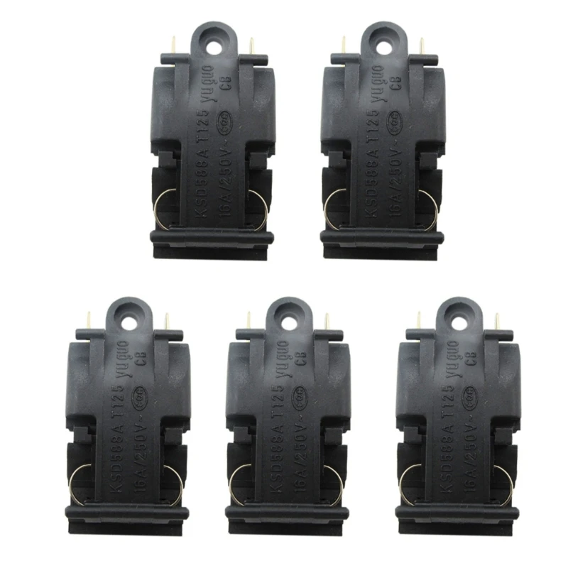 

5 Pieces Boiler Thermostat Electric Kettles Steam Pressure Jump Plastic Material Kettles Thermostat