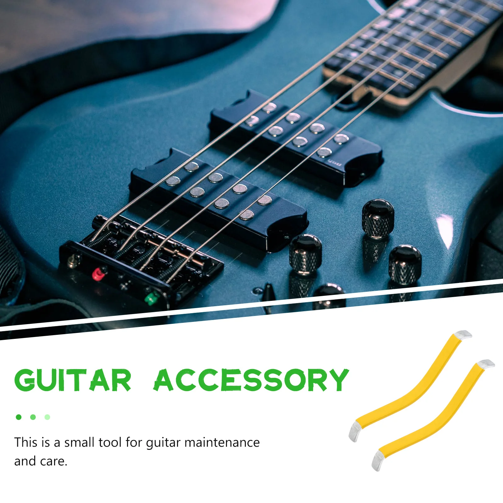 Esparcidor de cuerdas de guitarra, herramienta Luthier profesional para bajo, herramienta Luthier de mantenimiento de guitarra eléctrica acústica, 2 uds.
