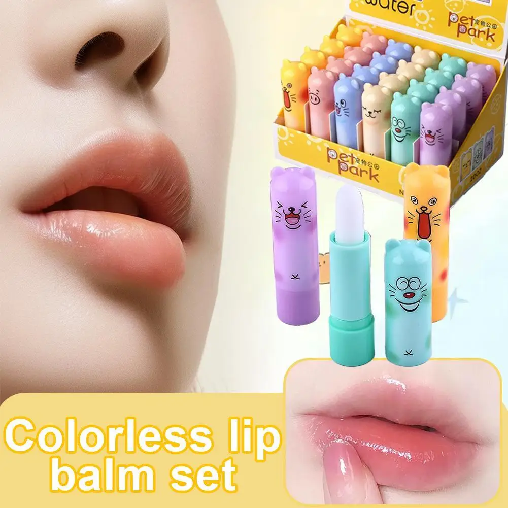 

New Lip Balm Long-lasting Natural Hydrating Colorless Moisturizing Couple Lip Balm Anti-Cracking Lip Balm Care Lip Makeup