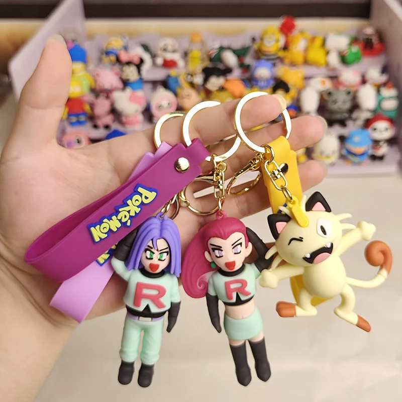 New Pokemon Keychain cute bag pendant