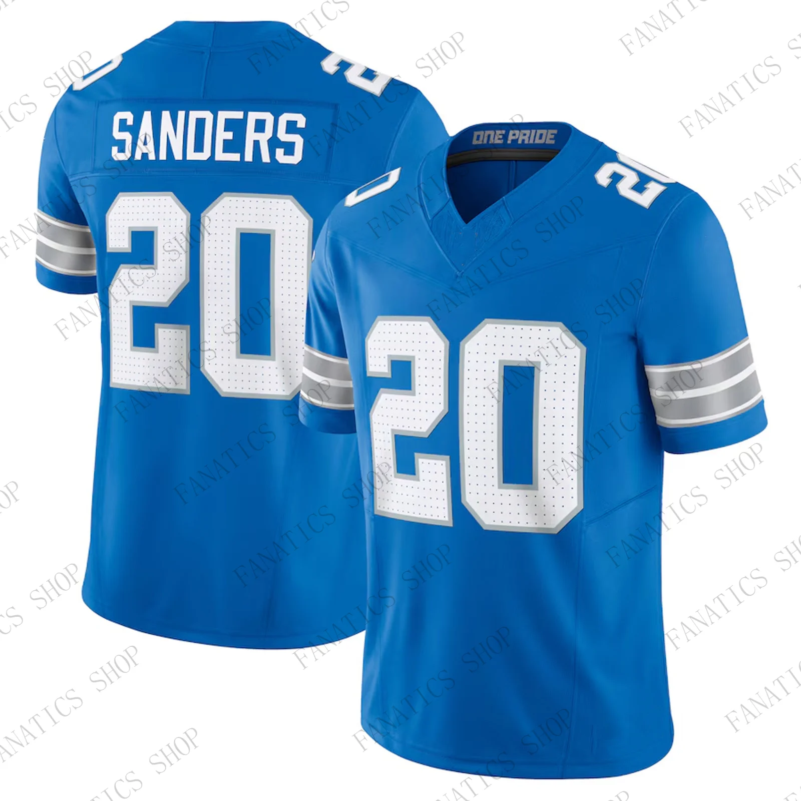 2024 New Arrival Summer Barry Sanders Lions Player Game Rugby Jersey #20 Rugby Jersey Uniform For Adult&Kid