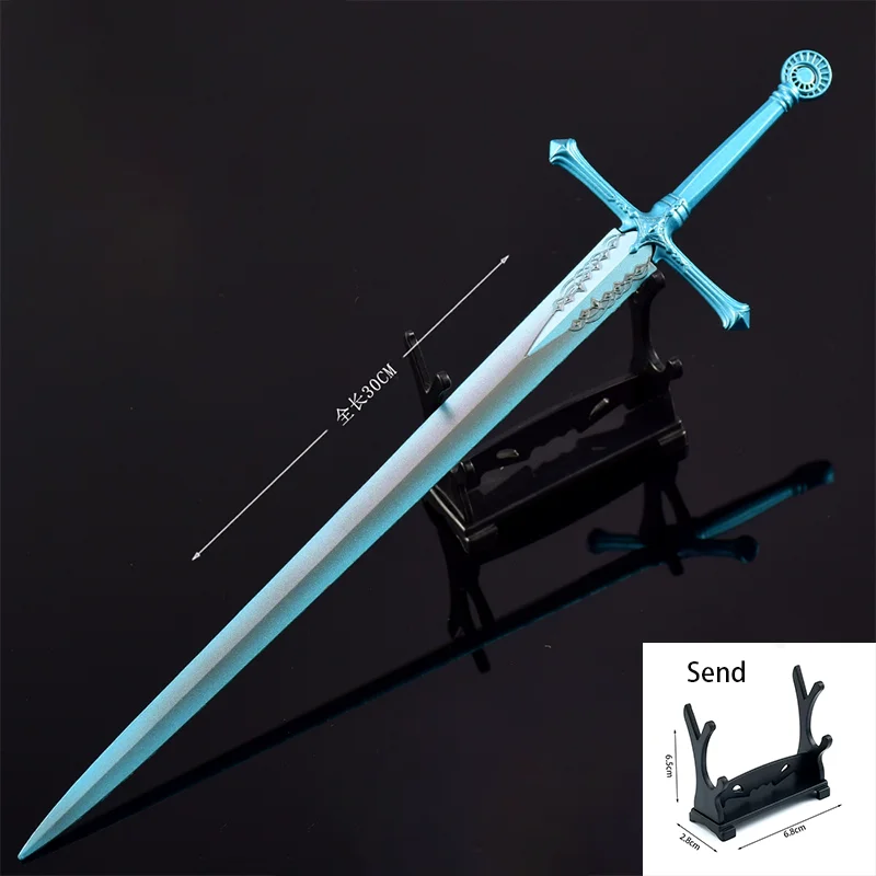 

30cm Carian Knight's Sword Game Peripherals Mage Exclusive Greatsword All Metal Crafts Decoration Katana Samurai Gift Collection
