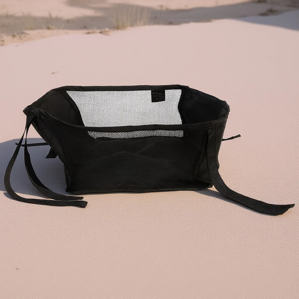 Baby Stroller Bottom Basket Multipurpose Storage Bag Universal Organizer for Diaper Milk Bottle Small Item Stroller Bottom