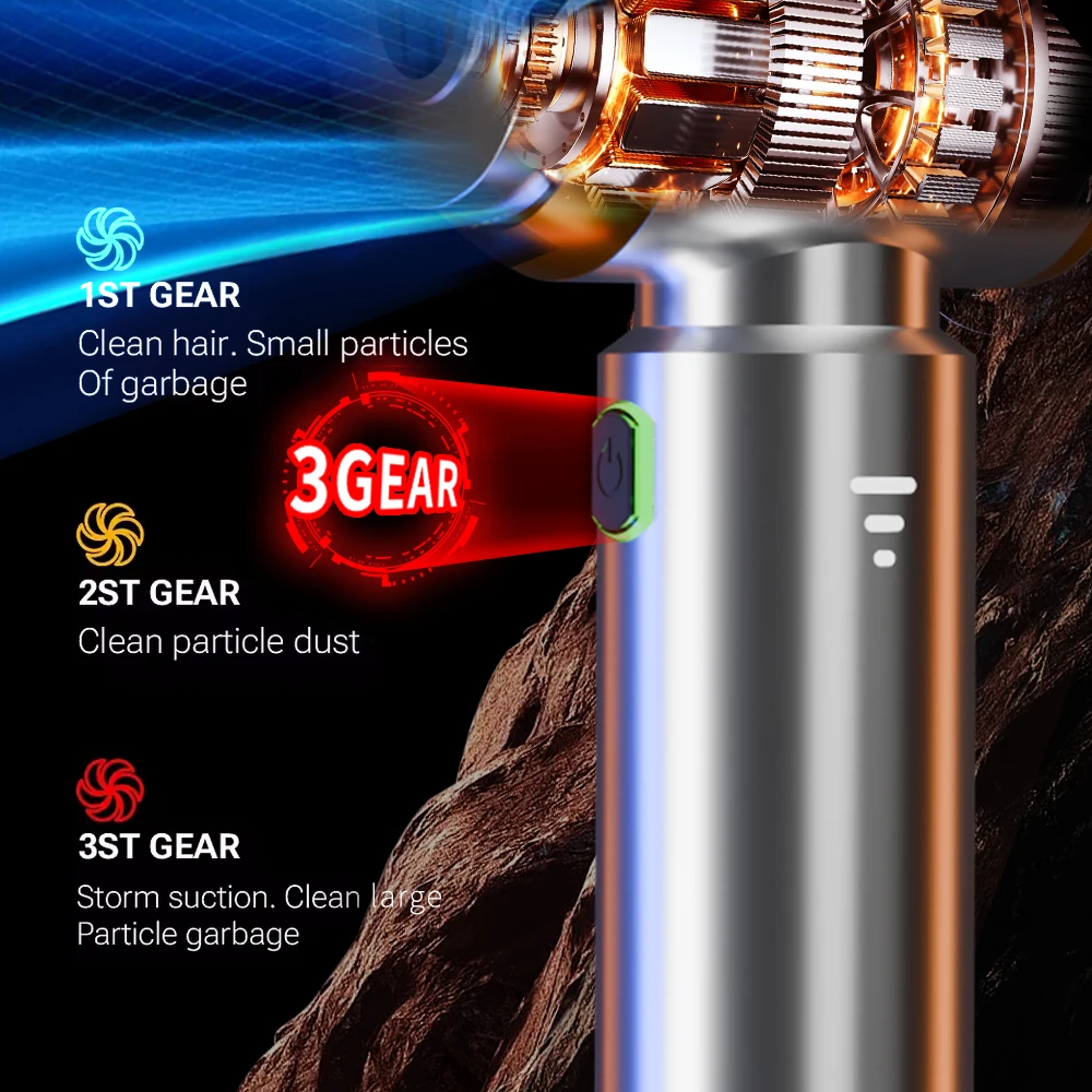 CENRR New Powerful Car Vacuum Cleaner Mini Portable Vacuum Cleaner for Home Appliance Handheld Blower Car Cleaner for Car
