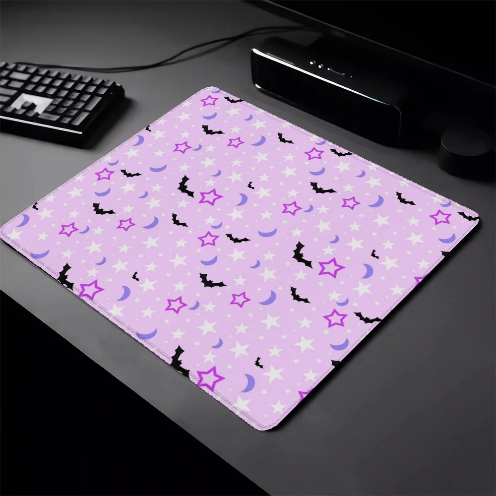 Small Mouse Pads Purple Bat Mause Pad Pad on the Table Gaming Laptops Rubber Mat Pc Gamer Deskmat Mausepad Mousepad Mats Anime