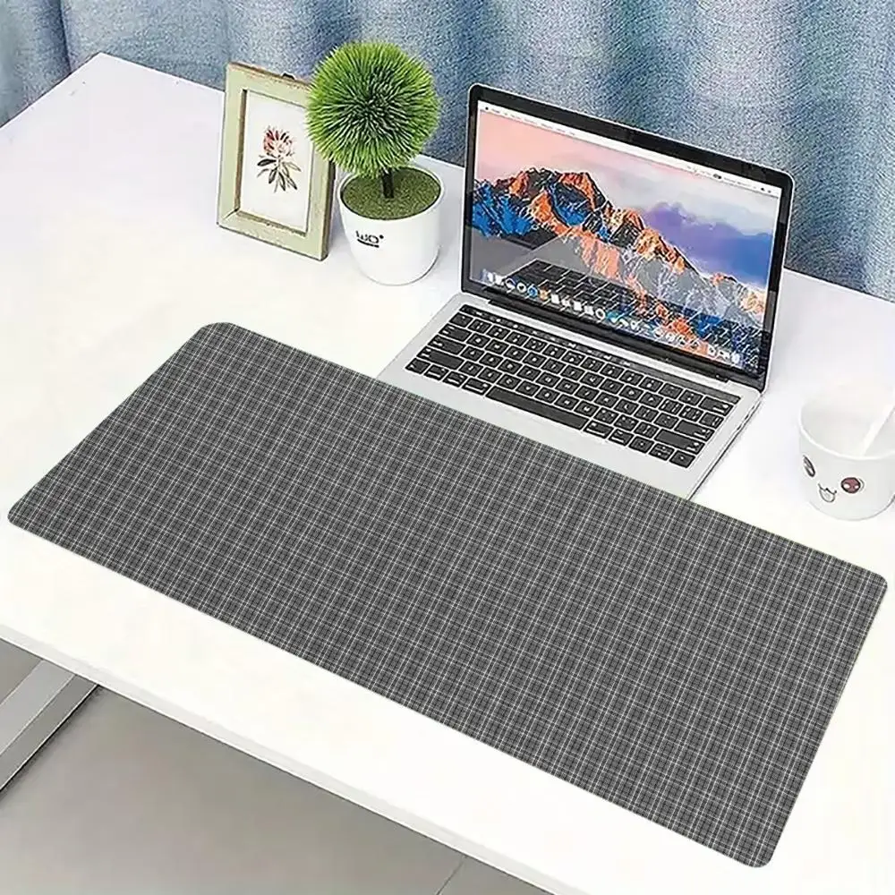 Vintage Linen Texture Extended Gaming Mouse Pad Non-Slip Rubber Base Large Desk Mat Keyboard Mouse pad For Laptop PC