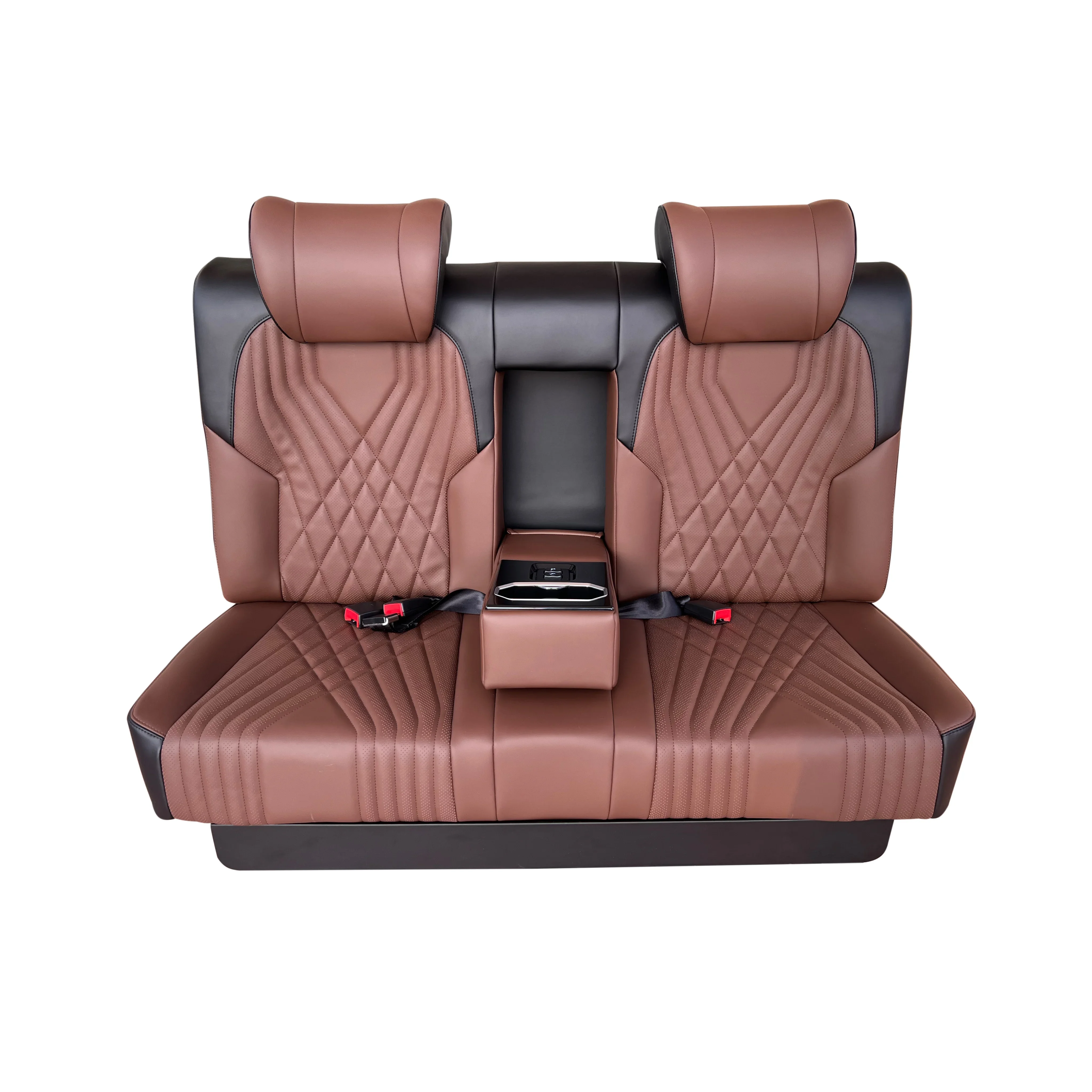 

Customized VIP Luxury Electric Recliner Leather Car Seat Sofa Bed for Toyota Coaster Hiace Alphard MPV Van