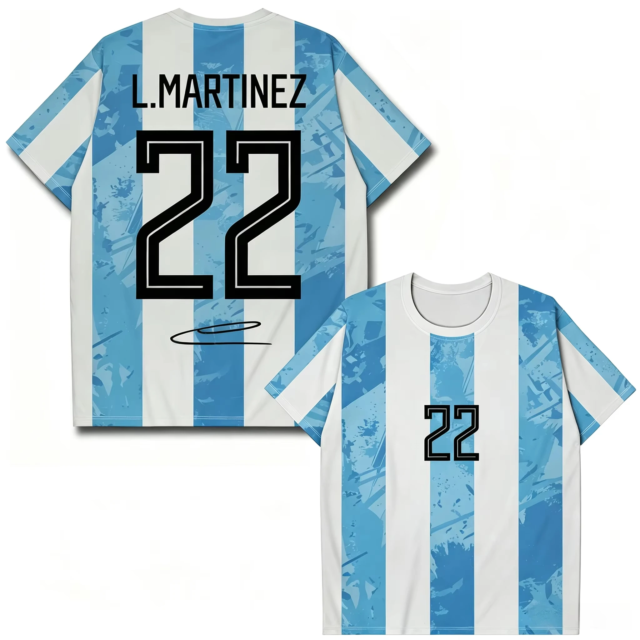2026 Neues Modell Argentinien-Team Messi 10 Nummer Kinder-T-Shirt Fußballtrikot Speziell Entwickelt für Fußballfans – Detail 6