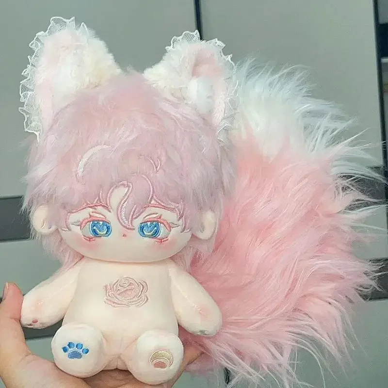 Kawaii Plüsch Baumwoll puppe Idol gefüllt Super Star Figur Puppen niedlichen fetten Körper Kirschblüten Mädchen Puppe kann Kleidung Geschenk ändern