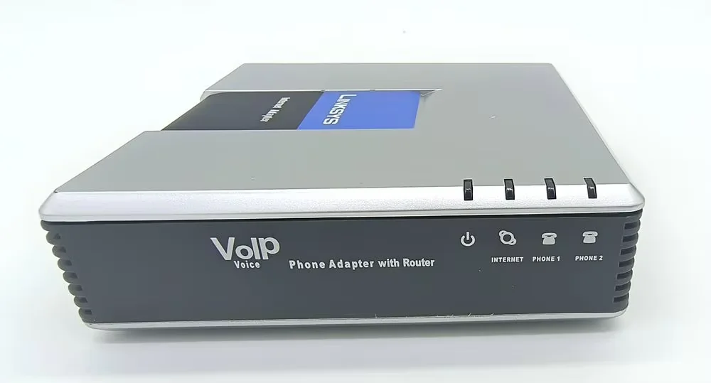 محول هاتف SPA2102 SIP VoIP جديد غير مقفول