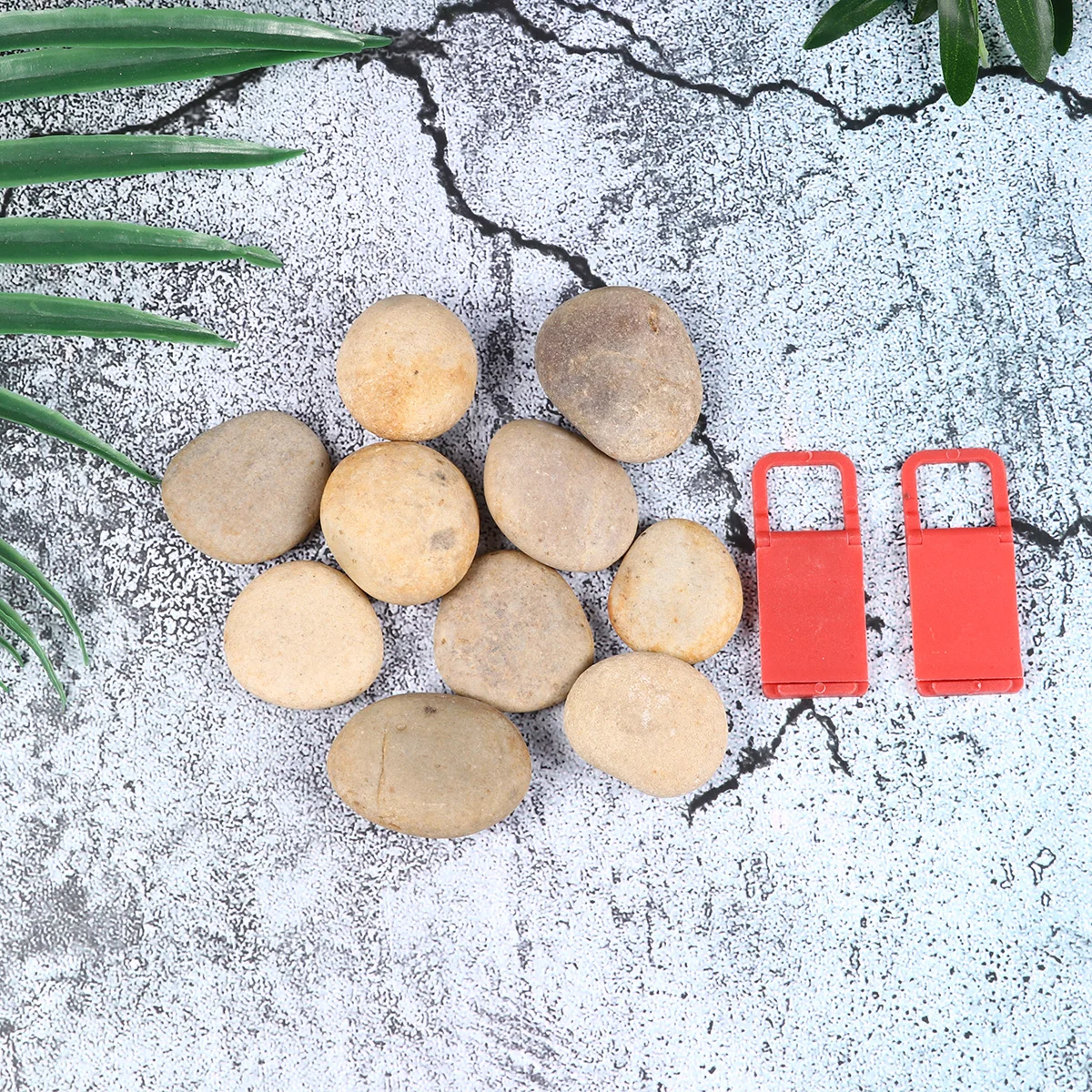 

Painted Stones Set DIY Natural Pebbles Hand-Painted Rocks Drawing for Painting Bulk