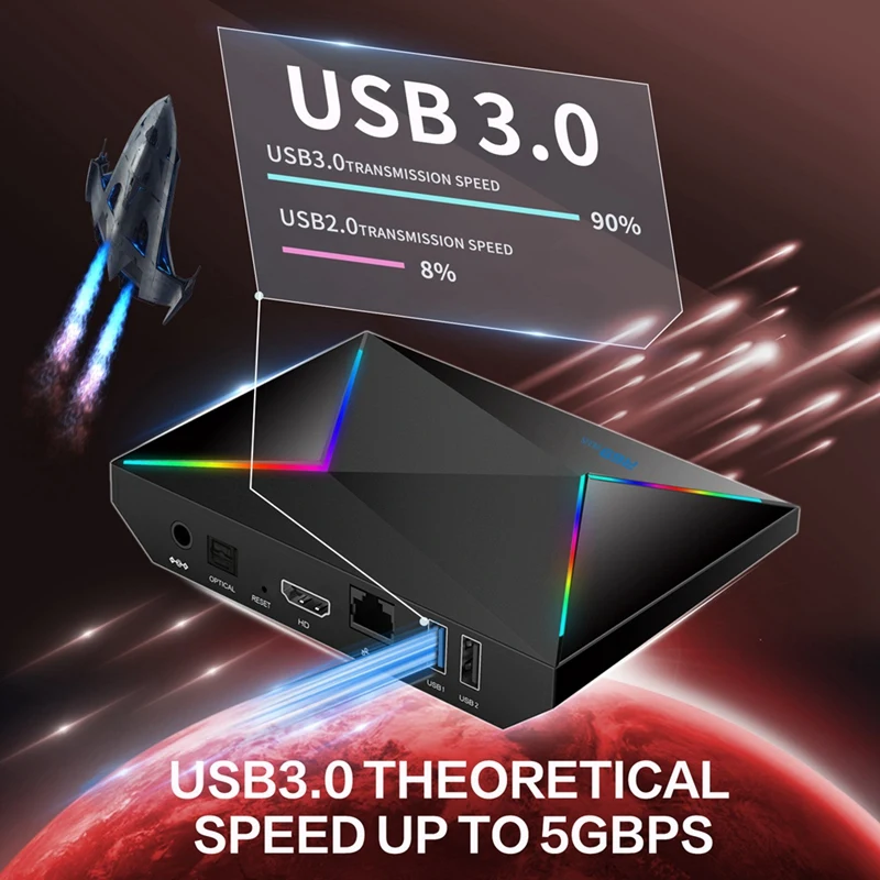 Gran oferta para Android14 R69 Plus Tv Box H728 Wifi 6 IPTV HD 8K Smart Octa-Core ARM Cortex A55 5G Bluetooth 1000M Top Box EU-PLUG