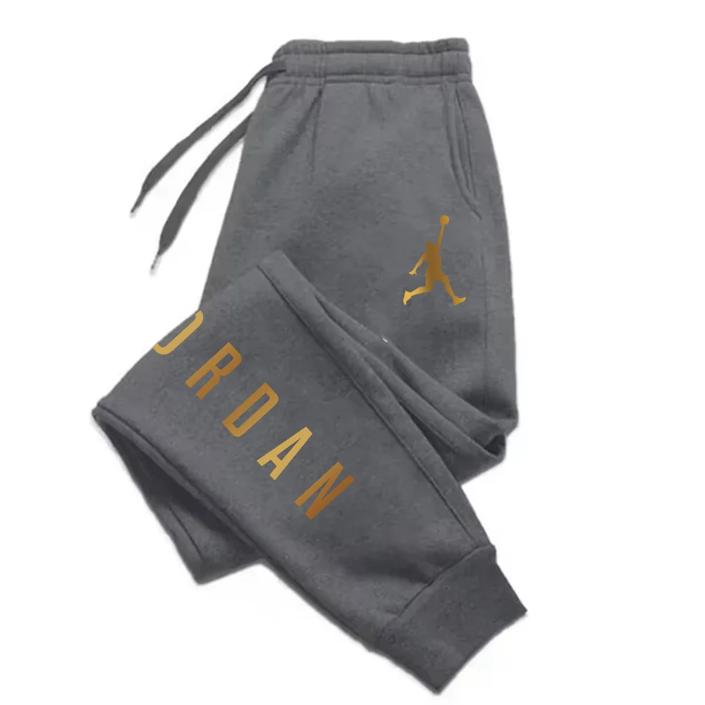 27 Autumn/Winter Trendy Letter Print Harajuku Versatile Daily Outdoor Running Fitness Casual Loose Comfortable Men Sports Pants