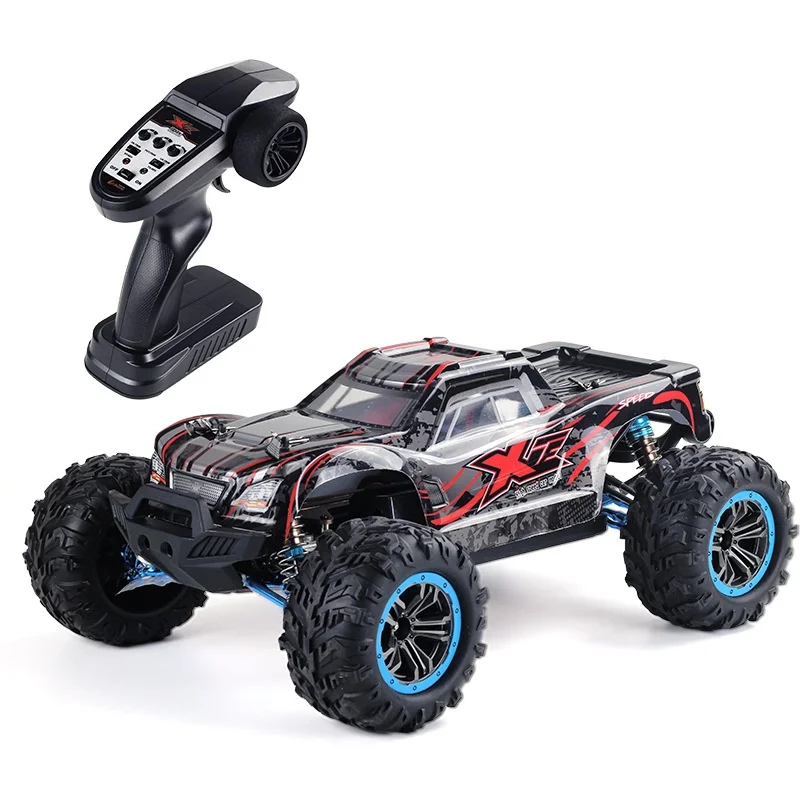 Full Scale Rc1:10 Four-Wheel Drive High-Speed Off-Road Shock Absorber Big Foot Car Wireless Remote Control Car Toy Model Cargift