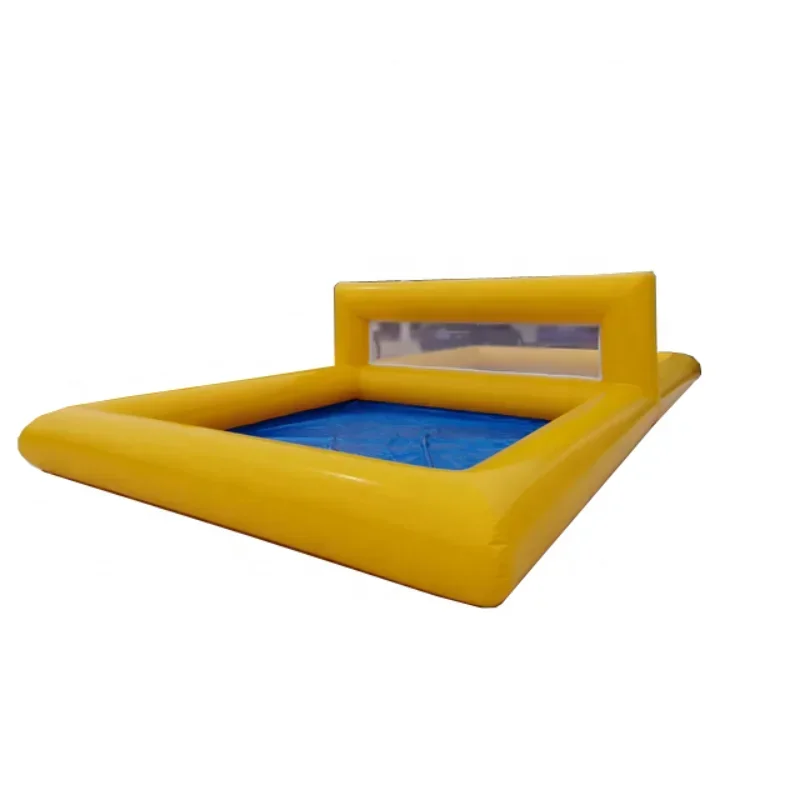 

Large Beach Volleyball Field Water field games inflatable beach volleyball court water park with net