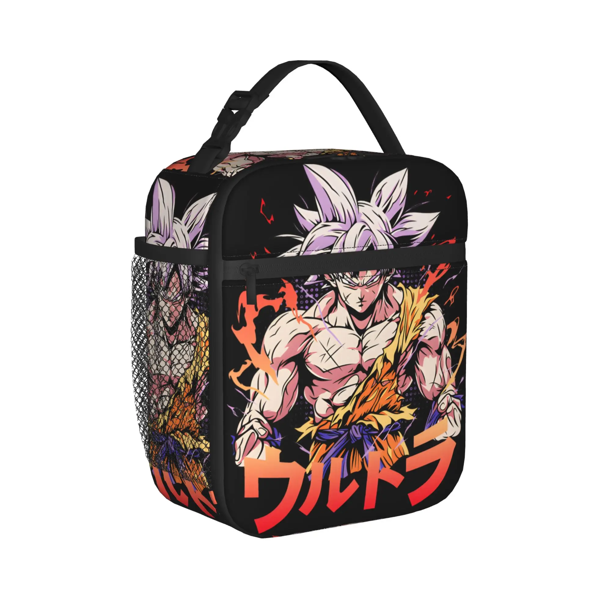 Dragons Balls Lunch Bag  Portable Lunch Box Men Travel Custom Cooler Bag Aesthetic Waterproof Tote Food Bags