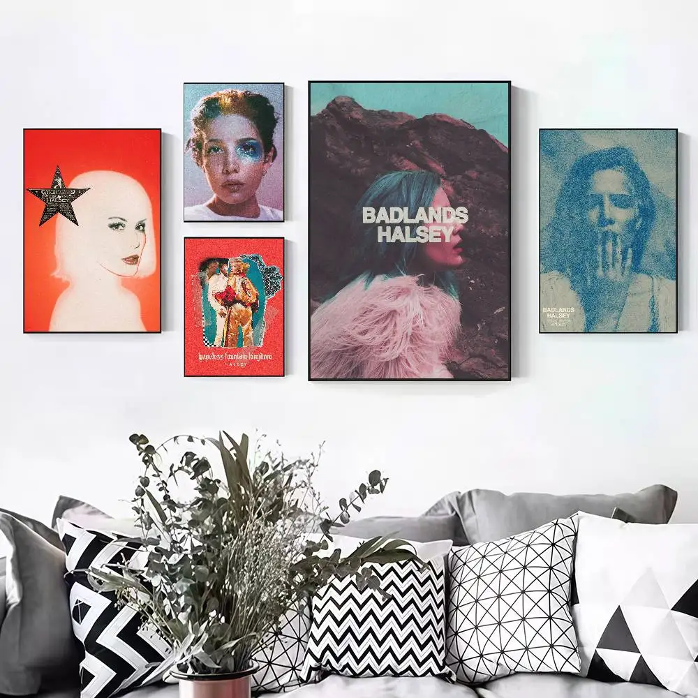 H-Halsey The Great Impersonator Peelable Self-adhesive Poster Stickers Are Suitable For Frameless Wall Decoration In A Room