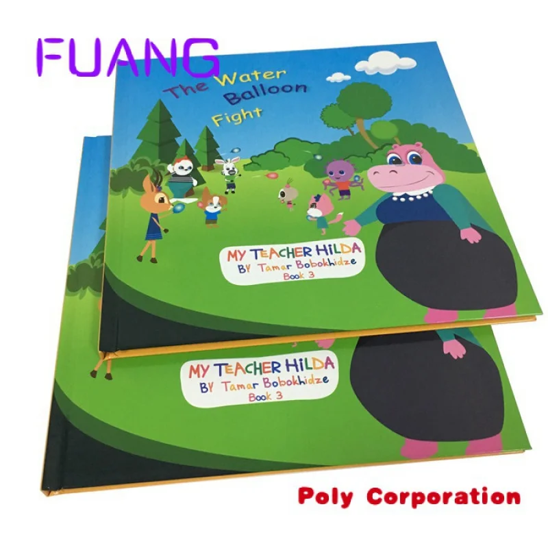 Custom  Eco-friendly cheap custom wholesale hardcover cover children book printing services