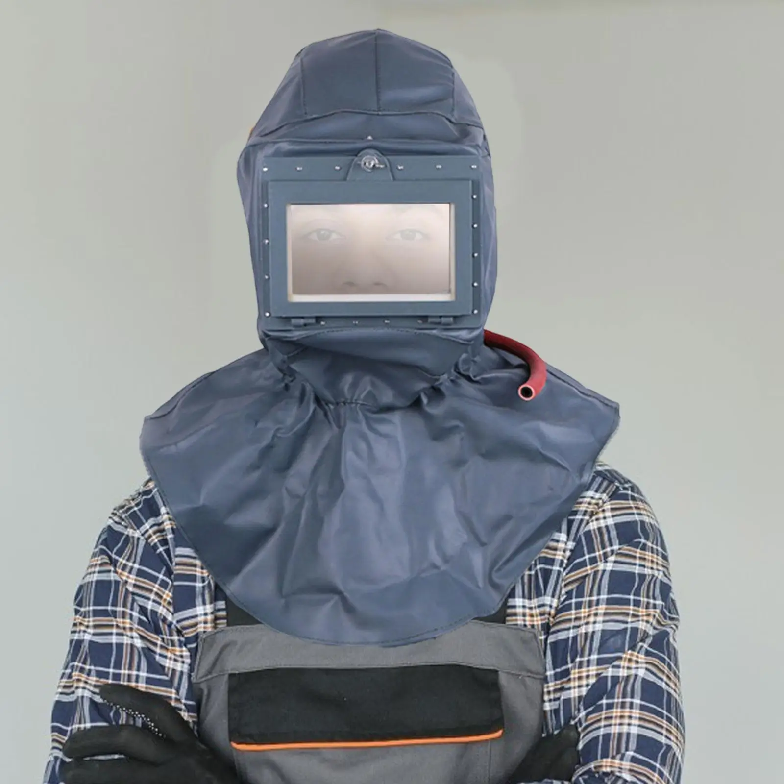 Sandblasting Helmets Lenses Easy to Use Scratch Resistant Sandblasting Hood