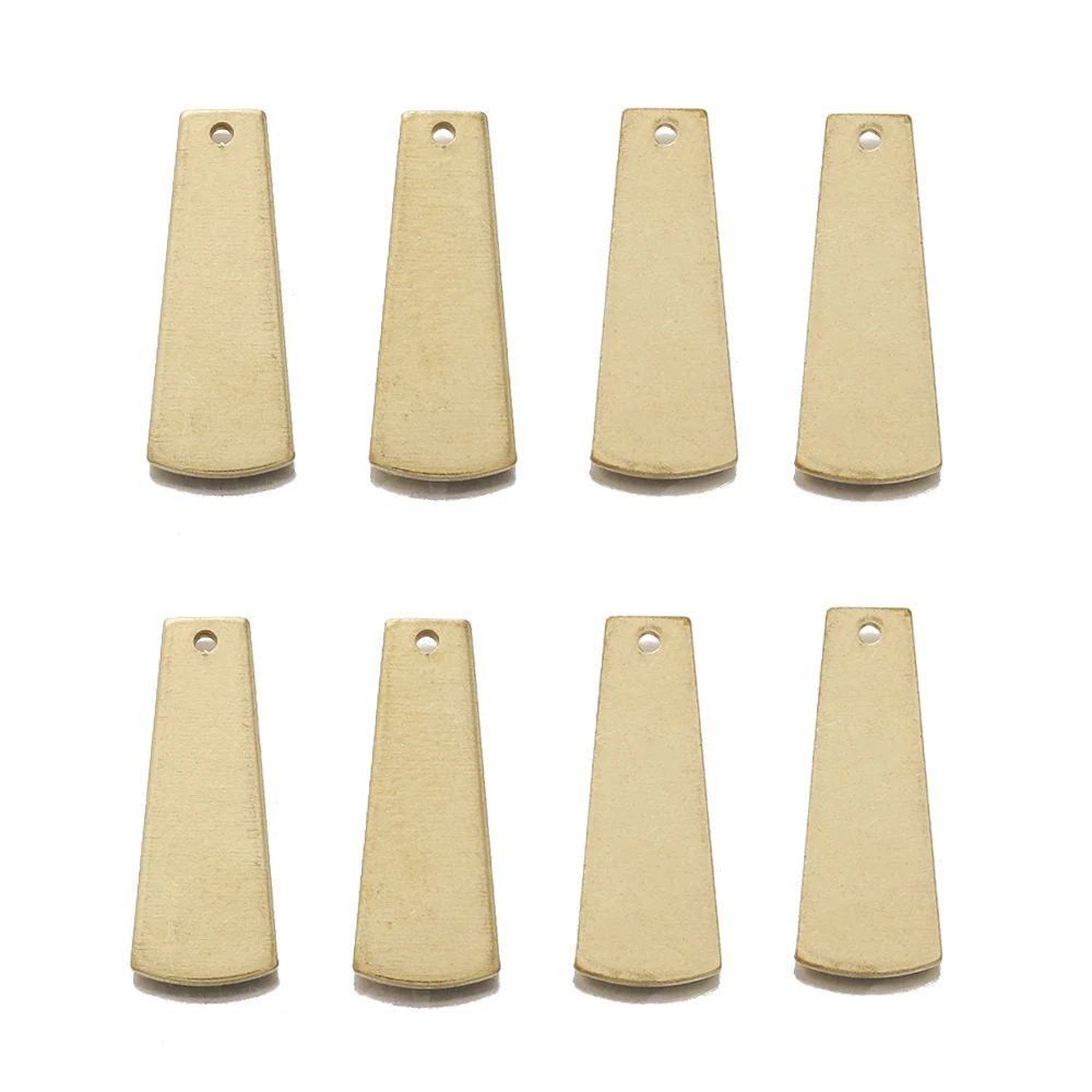 

20Pcs Raw Brass Long Rectangle Bar Charm for Jewelry Making Flat Stamping Pendant Diy Drop Earring Necklace Bracelet Findings