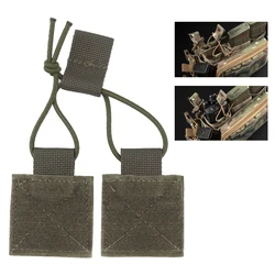 Tactical Radio Retention Tabs with Hook&Loop,Radio Elastic Fastener for D3CRM Chest Rig Vest Radio Accessories