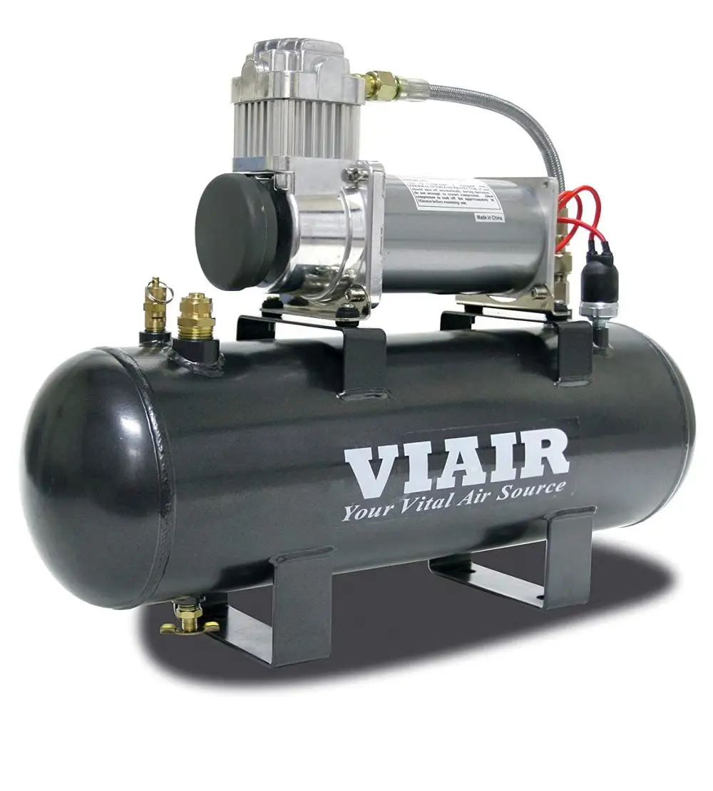 Heavy duty metal car air compressor with 8L tank pressure switch