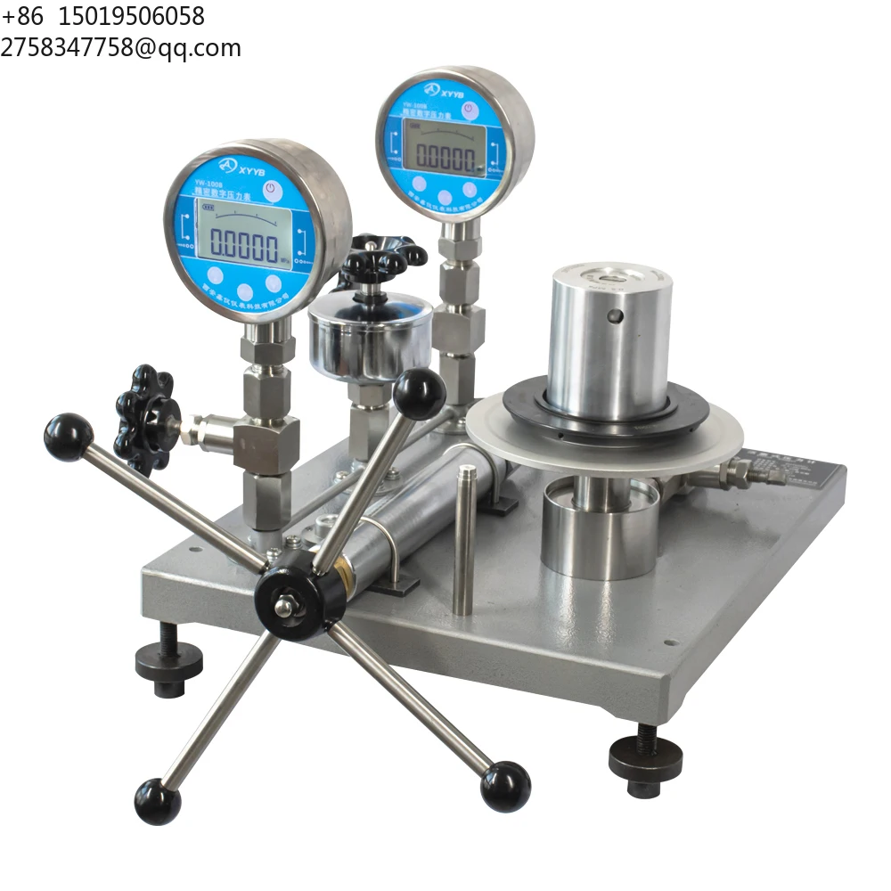 High Quality Piston Pressure Gauge Portable Pressure Transmitter Self Weight Tester Intelligent Pressure Calibrator