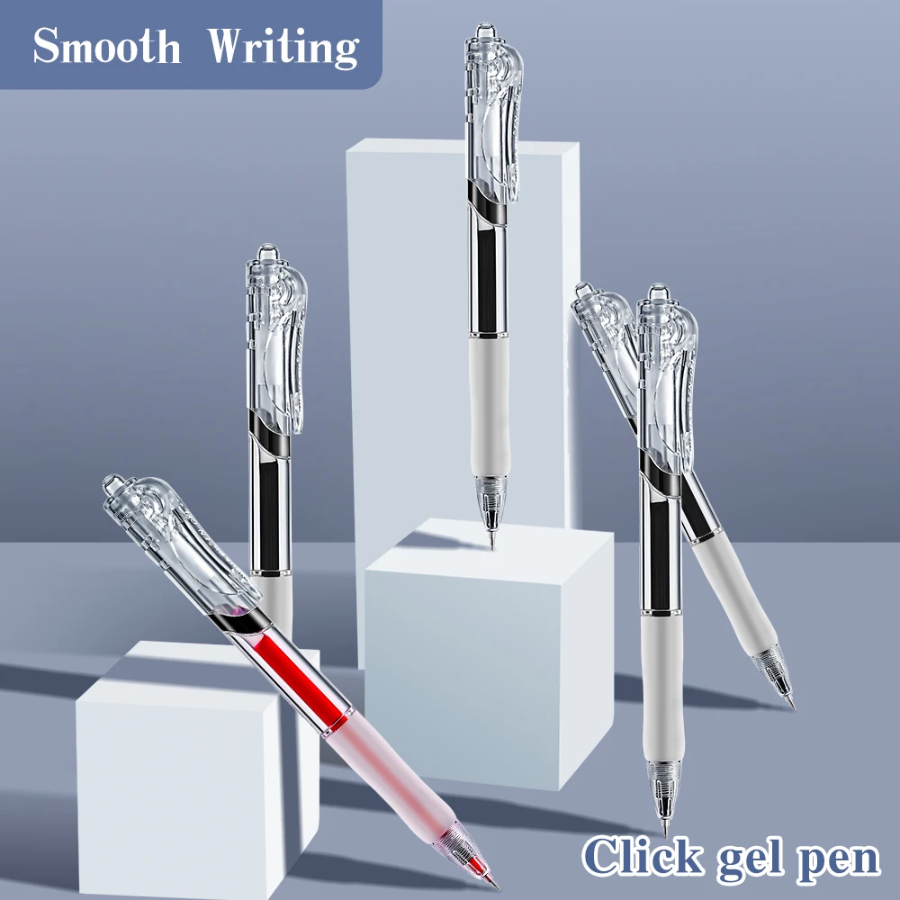 0.5mm Press Type Neutral Fountain Pen Smooth Continuous Ink Office Writing High Aesthetic Value Pen