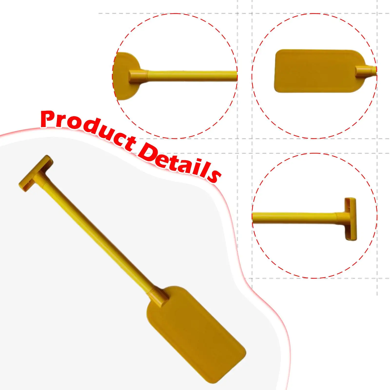 Children Kayak Paddle Prop Inflatable Boat PVC Oar T Shape Grip 40 cm for Kids Canoeing Paddle for Performance Canoe Kayaking