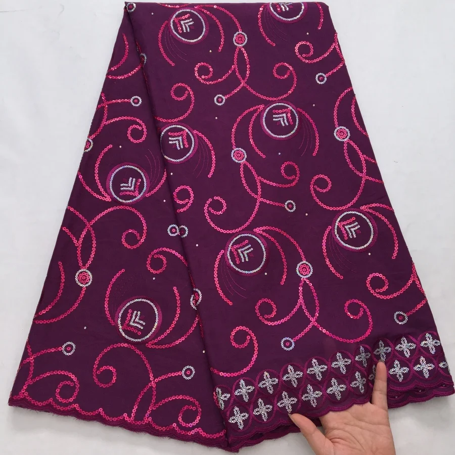 

Newest Design Swiss Voile Lace Fabric French Nigerian Cotton Dry Lace With Stones For Sewing Women Evening Party Dresses S4382