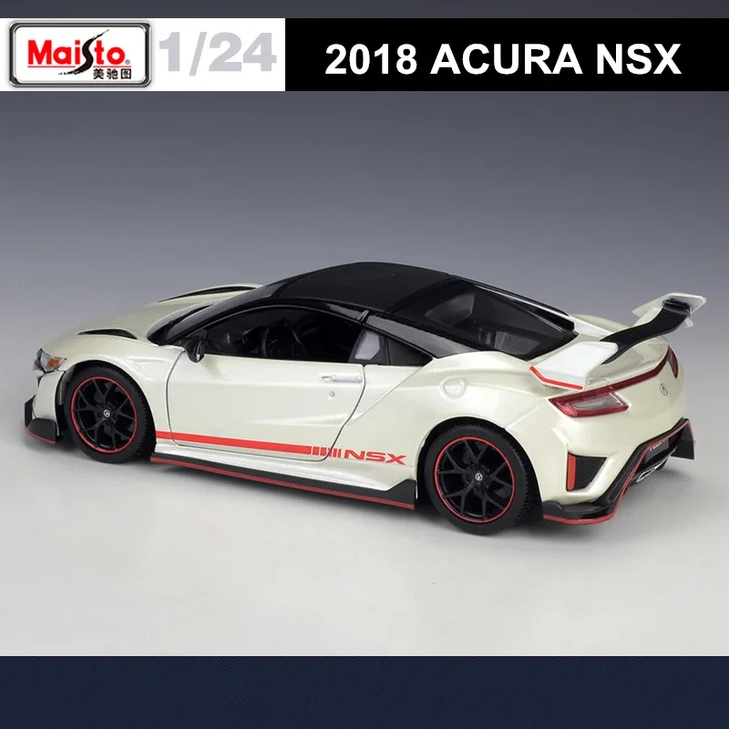 1:24 2018 أكورا NSX سبيكة سيارة رياضية نموذج Diecasts لعبة معدنية المركبات نموذج سيارة محاكاة جمع لعبة هدية