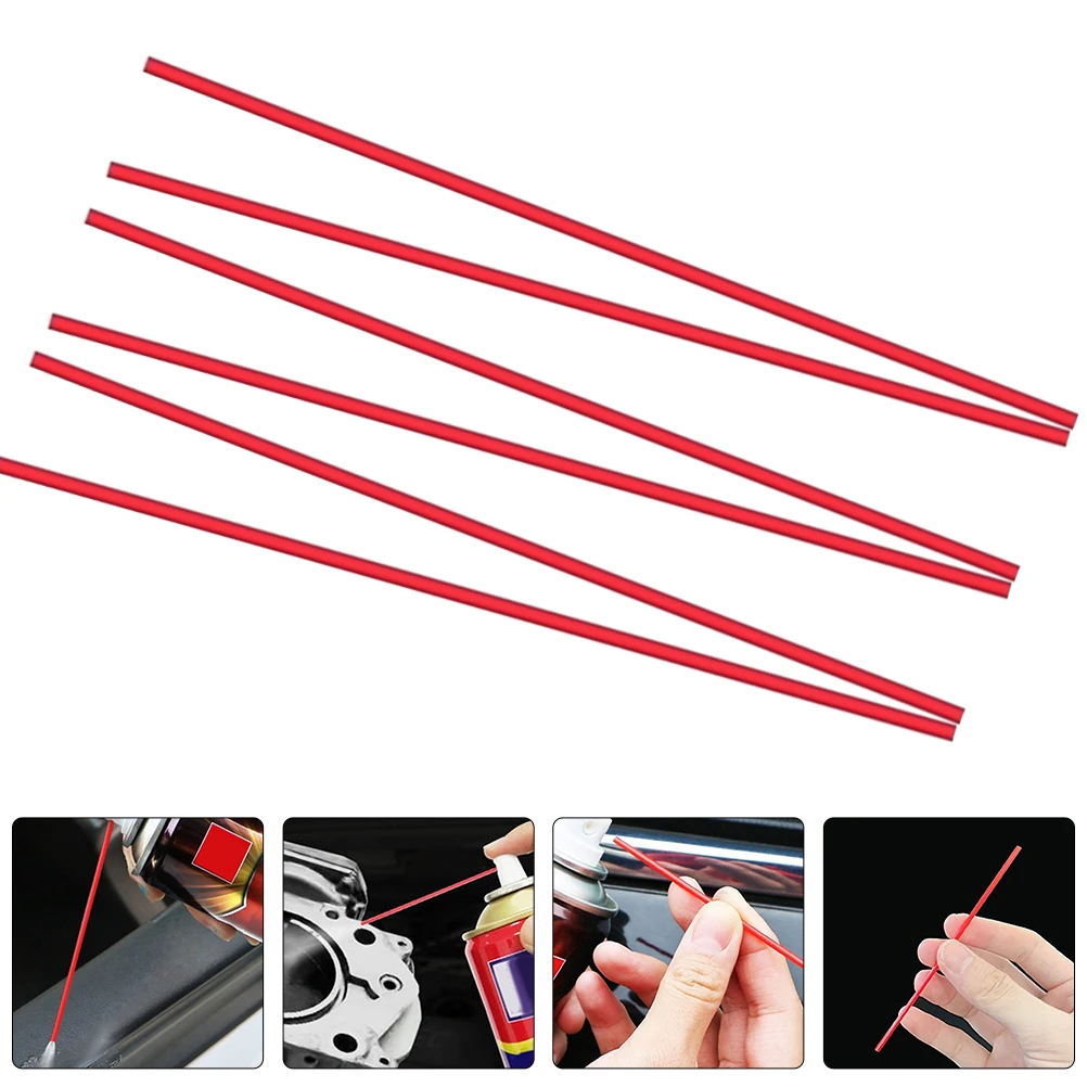 

100pcs Can Extension Replacement Lubricant Spray Durable Plastic Sprayer Nozzles For Car Maintenance Home Repair Dust Removal