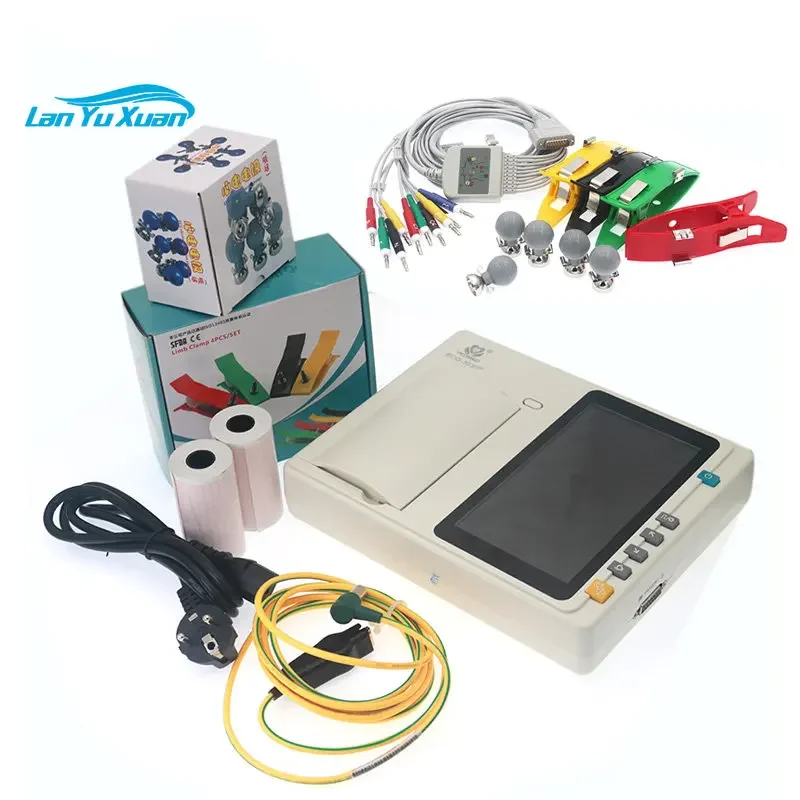 

Digital Electrocardiograph Printer Portable Digital ECG Machines 3 Channel