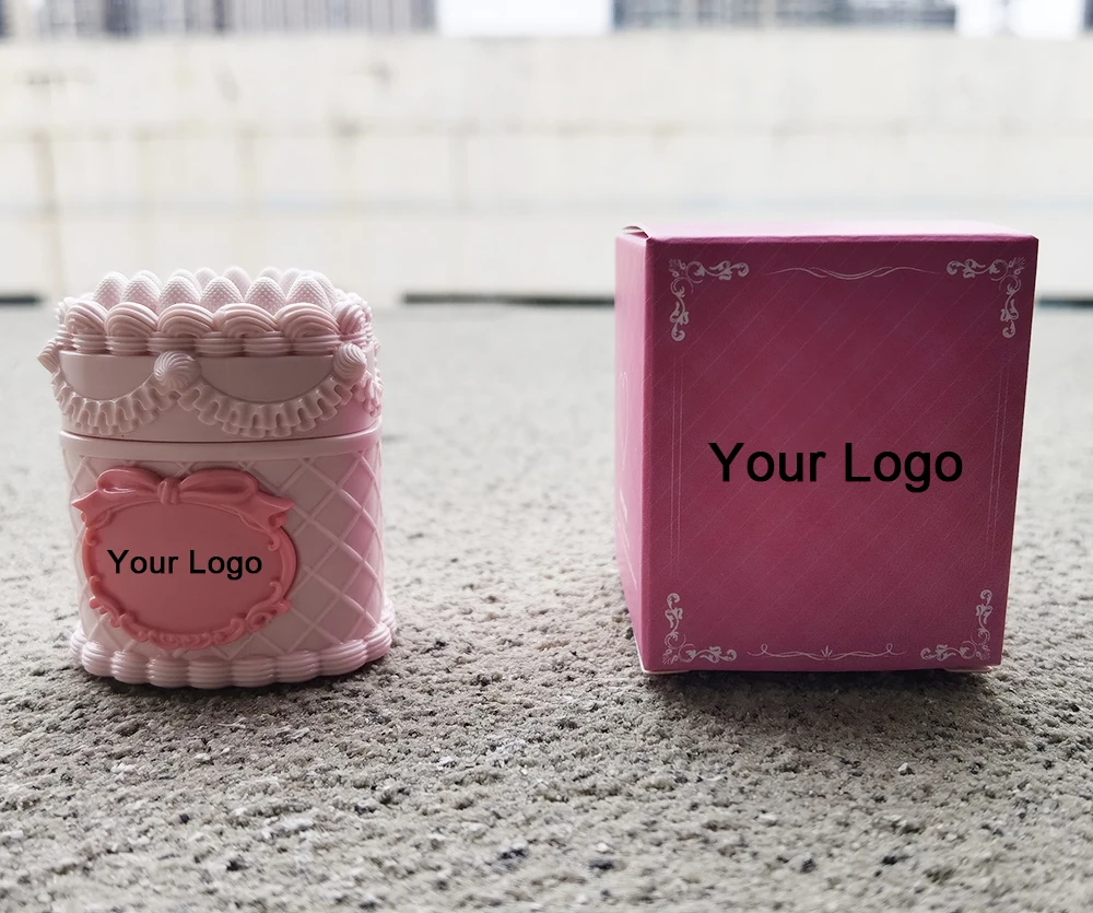 Heart Strawberry Cake Shaped Matte Lip Mud Private Label Lipstick Cream Vegan Makeup Wholesale Custom Logo