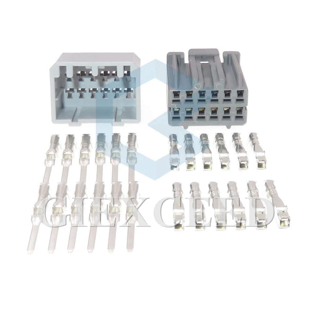 

2 Sets 12 Pin 917978-6 Automotive Wiring Cable Connector AC Assembly Female Socket For Motor Cars