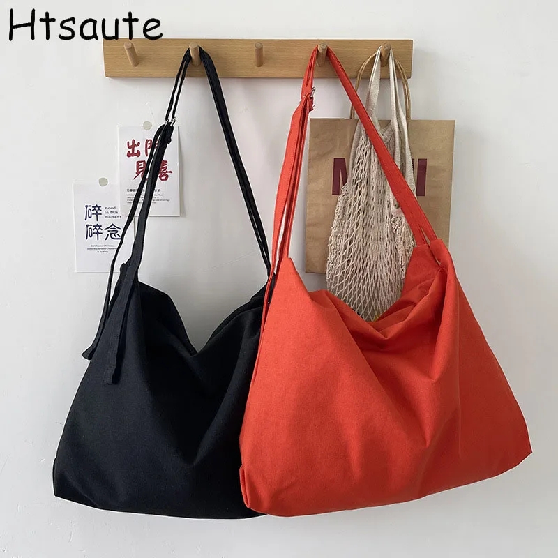 

Winter Handbag Large Shoulder Bags for Women Casual Canvas Crossbody Bags Black Tote Handbags Chains Shopper Clutch Handbag