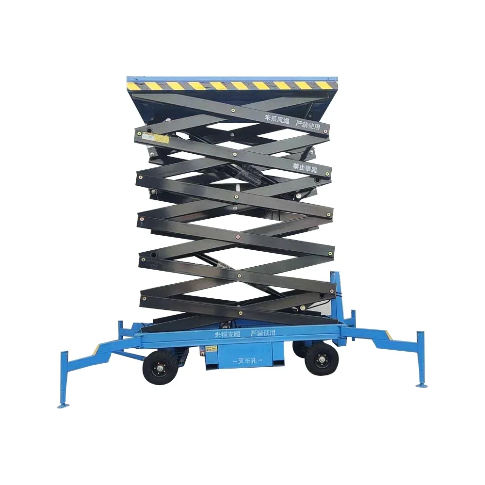 Factory Price Table Lifts High Load Lift Bearing 1ton High Quality Scaffold Work Platform 6 Manual Mobile Electric Scissor Lift