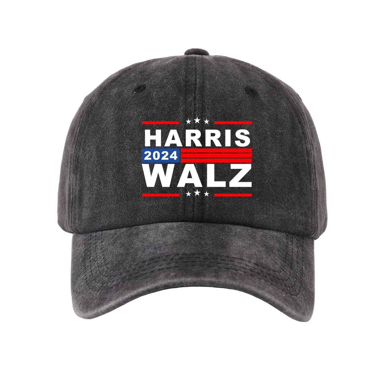 قبعات بيسبول مطبوعة قابلة للغسل من HARRIS WALZ للرجال والنساء، قبعات عصرية كلاسيكية للأب، قبعات بيسبول ناعمة