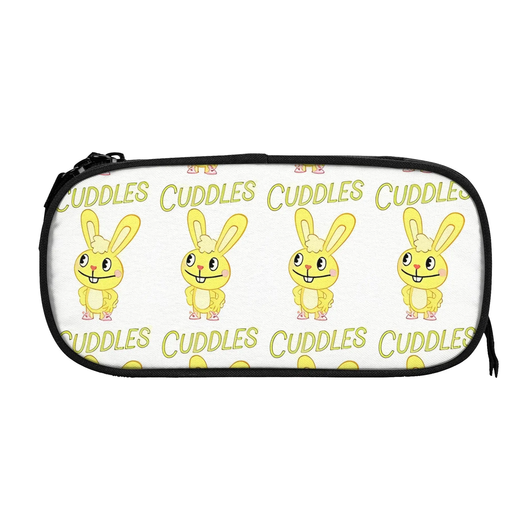 1 Piece Lightweight Whimsical Hare Character  Pencil Case Teen Pen Bag Happy Tree Friends Office Pencil Pouch