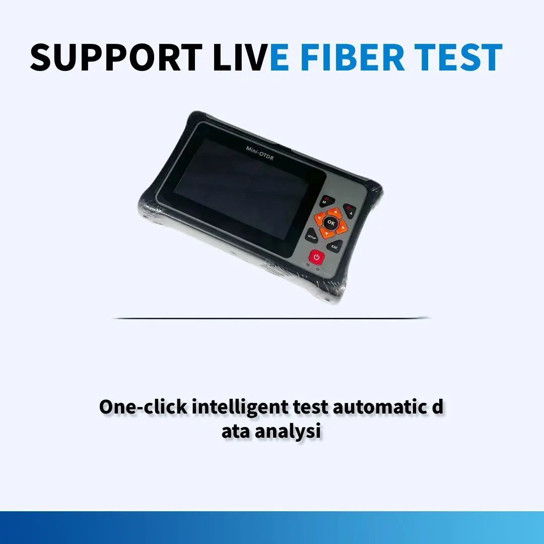 

Mini OTDR 1610nm 1310/1550nm 1310/1550/1610nm Optical Time Domain Reflectometer Fiber Optic Cable Tester VFL OPM OLS LED
