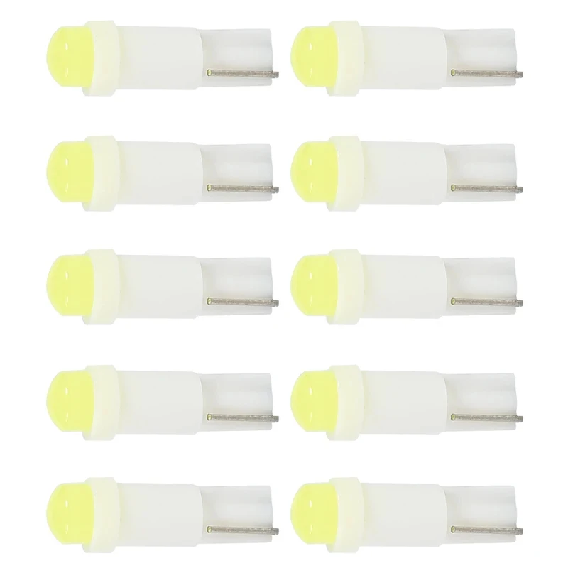 10/20/30/40/50/60Pcs T5 3D COB LED Bulbs For Car Interior Instrument Panel Light Reading Lamp