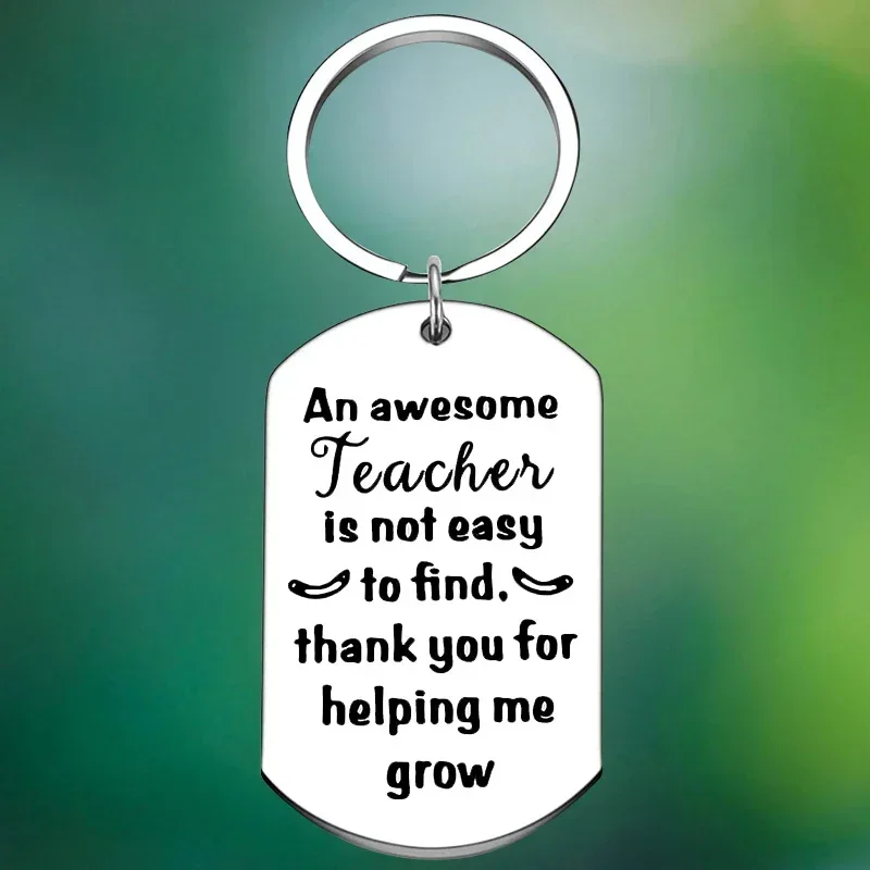 Teacher back school Gift Keychain Teacher Appreciation Gifts Key Chain Pendant