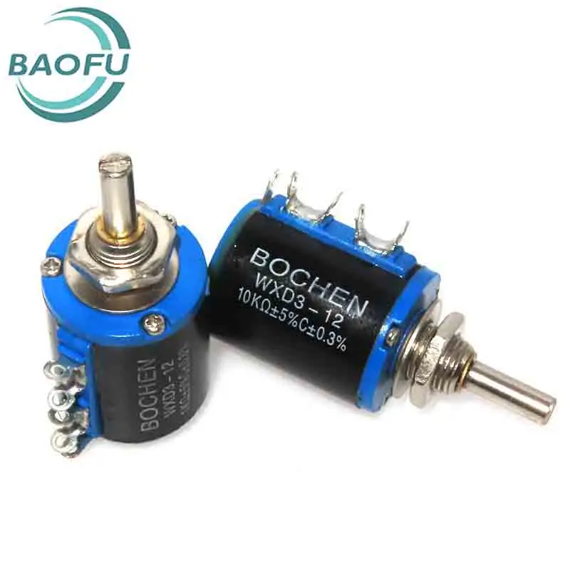 Short WXD3-12-2W 5-turn precision potentiometer 1K 2.2K 3.3K 4.7K 10K 22K 33K
