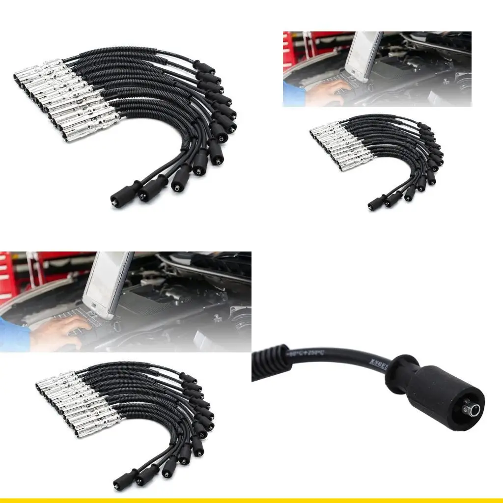 SZCH 1121500118 Ignition Wire Set Lightweight Cable Assembly Ignition System Upgrades Simple Install
