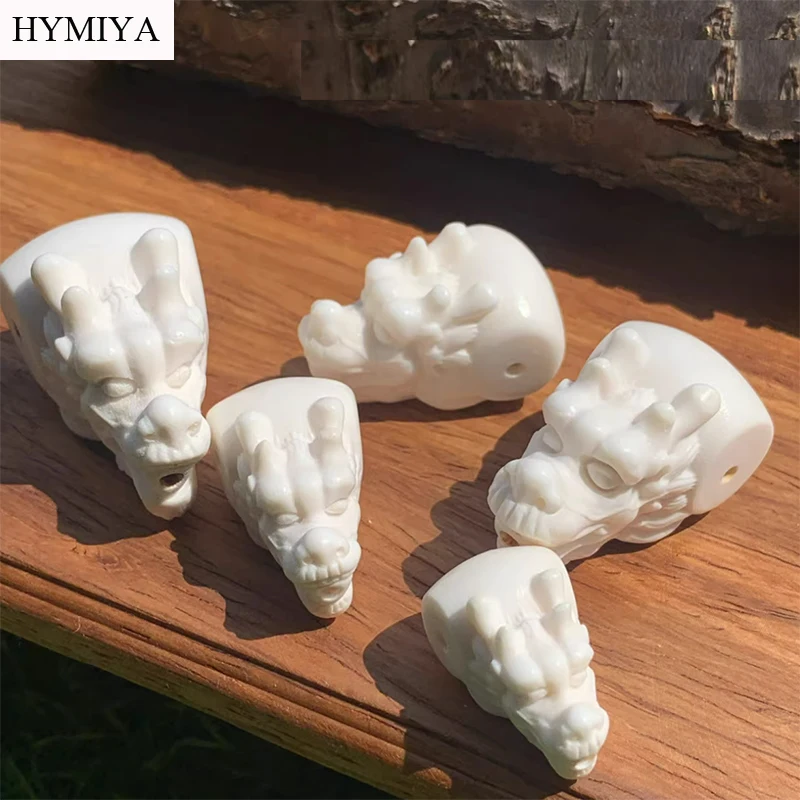 

Тибетские бусины ручной работы с рогом дракона и гуру, буддийские трехсторонние бусины, фурнитура для ювелирных изделий своими руками