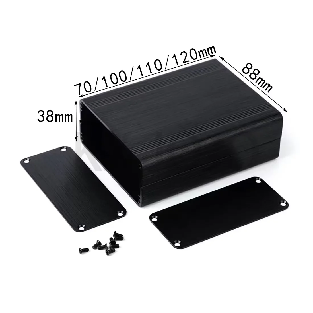 Special Link Aluminum Enclosure 88*38*100mm 10PCS Black According to Customer Customization