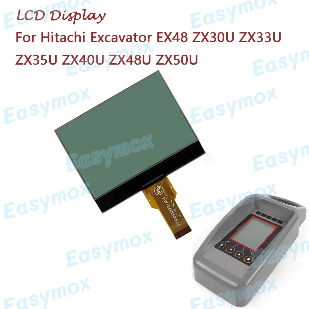 TSF8G0833FPC LCD Display for Hitachi Excavator EX48 ZX30U ZX33U