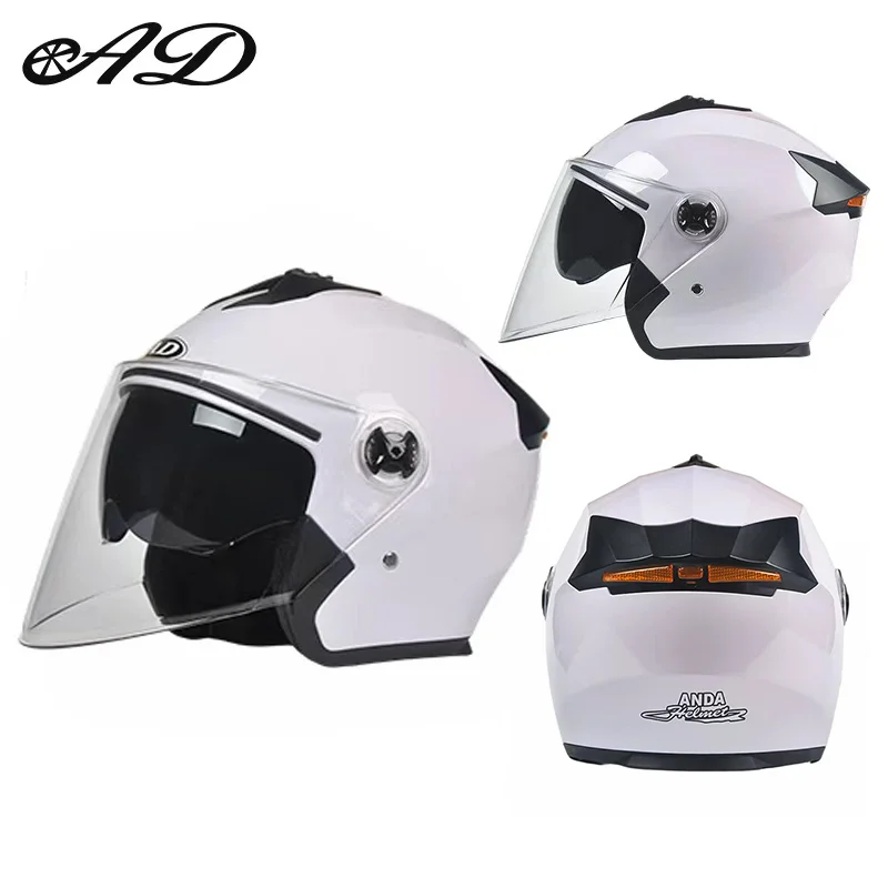 

Hot Sale Unisex ABS Crash Motorcycle Helmets Custom Half Face Helmets for Adults Cycling Motorcycle Helmet Wholesale Factor